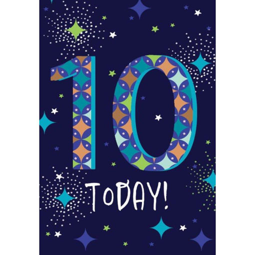 Picture of 10 TODAY BIRTHDAY CARD